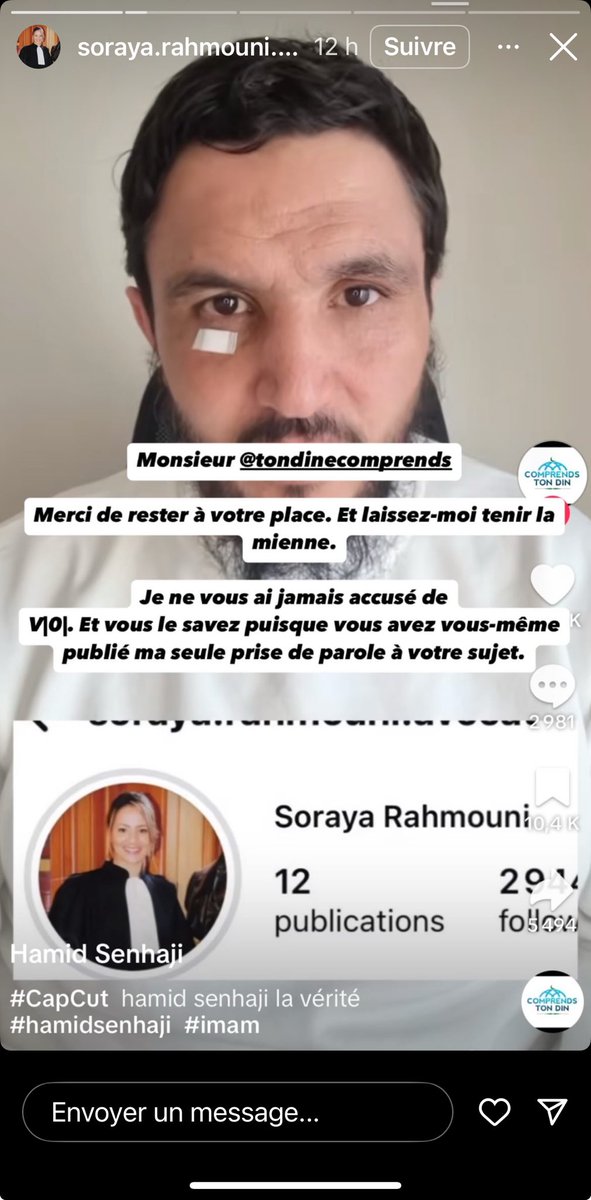 nmq_noor's tweet photo. #HamidSenhaji (Comprends ton din) #MohamedNadhir et tant d’autres 

#Imams et influenceurs puissants, très suivis sur les réseaux sociaux , manipulateurs, pervers sexuels , violents , #polygames …

La parole se libère chez les femmes 🧕 qui ne veulent plus se laisser intimider https://t.co/KUzRFn34vk