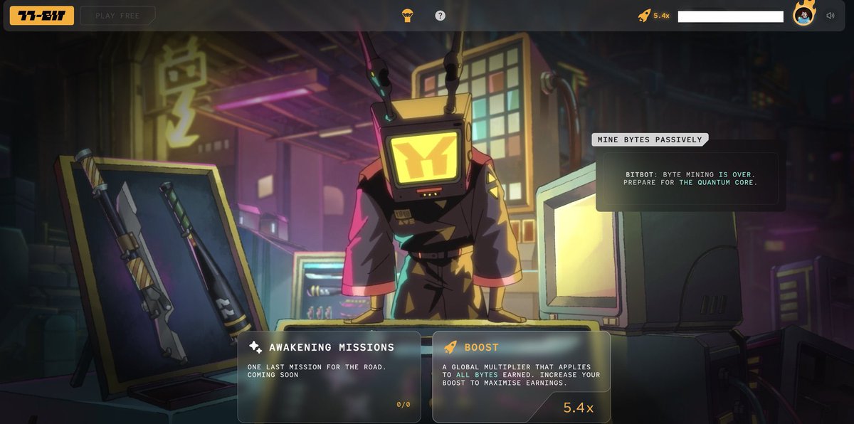 wealthbernard8's tweet photo. 🚨BREAkING NEWS
 #the77bit has ended beta phase 

Next phase for @the77bit - The Quantum Core 🎮

- A few weeks ago, we began interacting with 77 BITs; now the first phase of Byte claiming has ended.
- Did you complete your Awakening missions?
- Did you claim your bytes daily?
- Did you at least play the game?

More info from 77bits awaits as we progress… see you on the side that prints 🤟