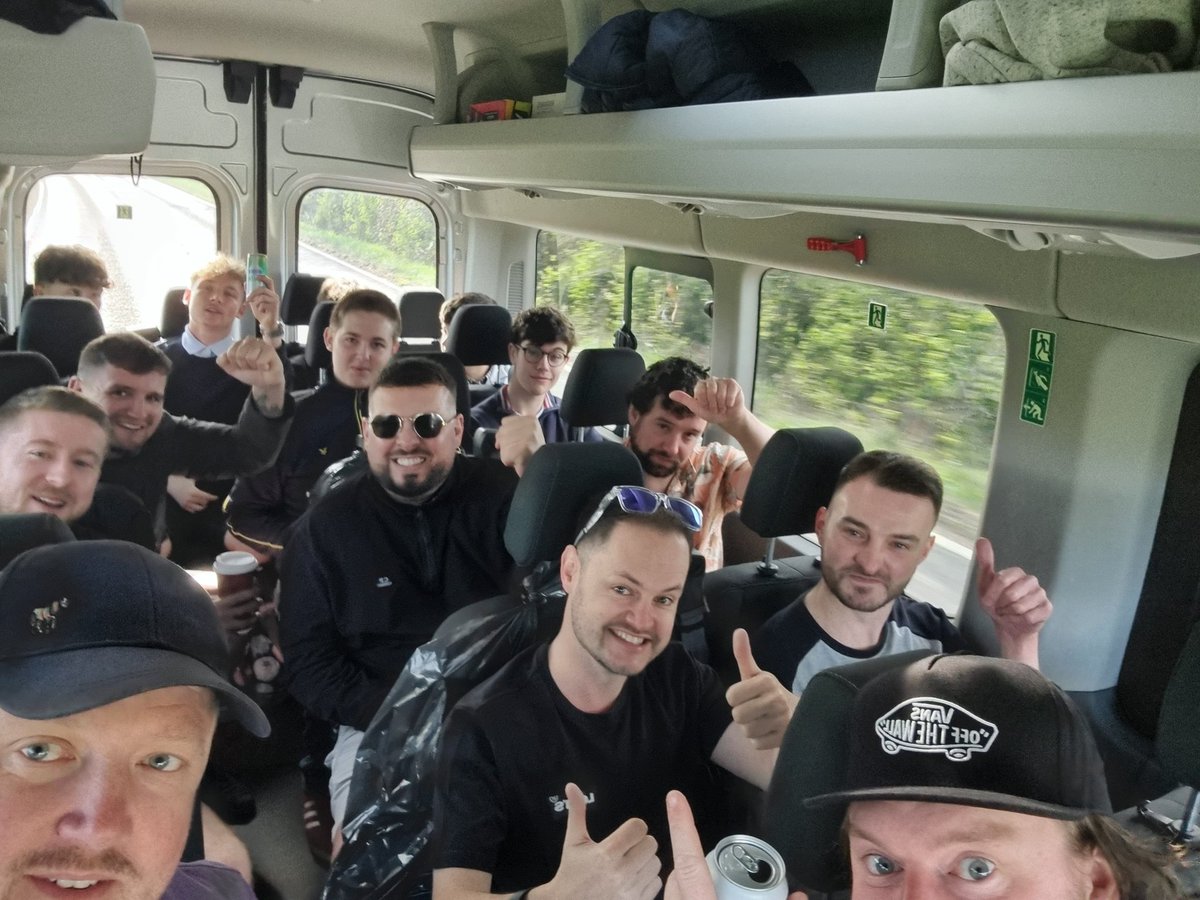 <a href="/BrackleyTownFC/">Brackley Town FC</a> fun bus has left for Warrington, up the Saints
