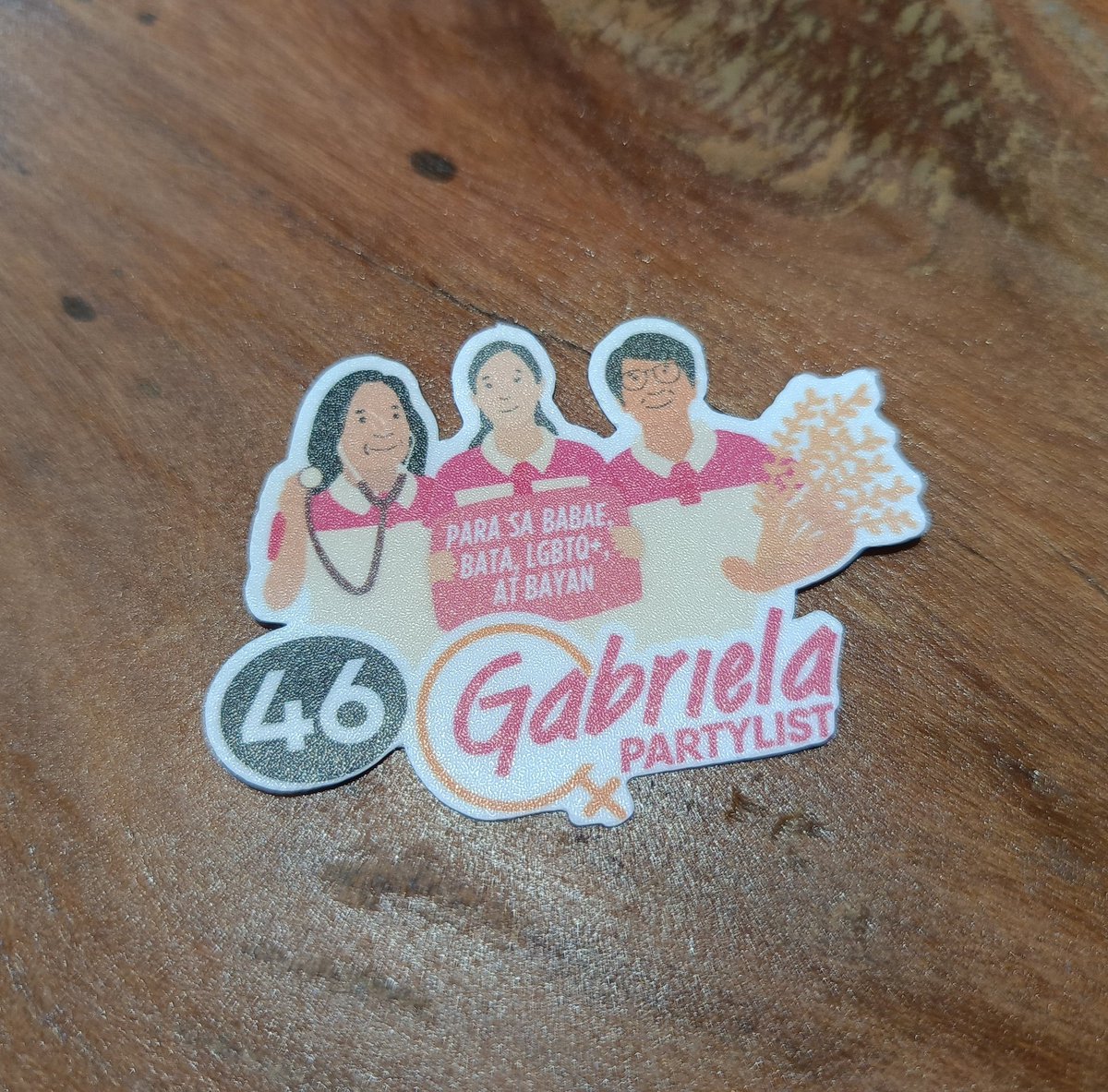 riajose's tweet photo. Gabriela Stickers are here. 🌸✨

Davao peeps, if you want these, DM. 🫶

@GabrielaWomenPL https://t.co/l6PG4w7uiq