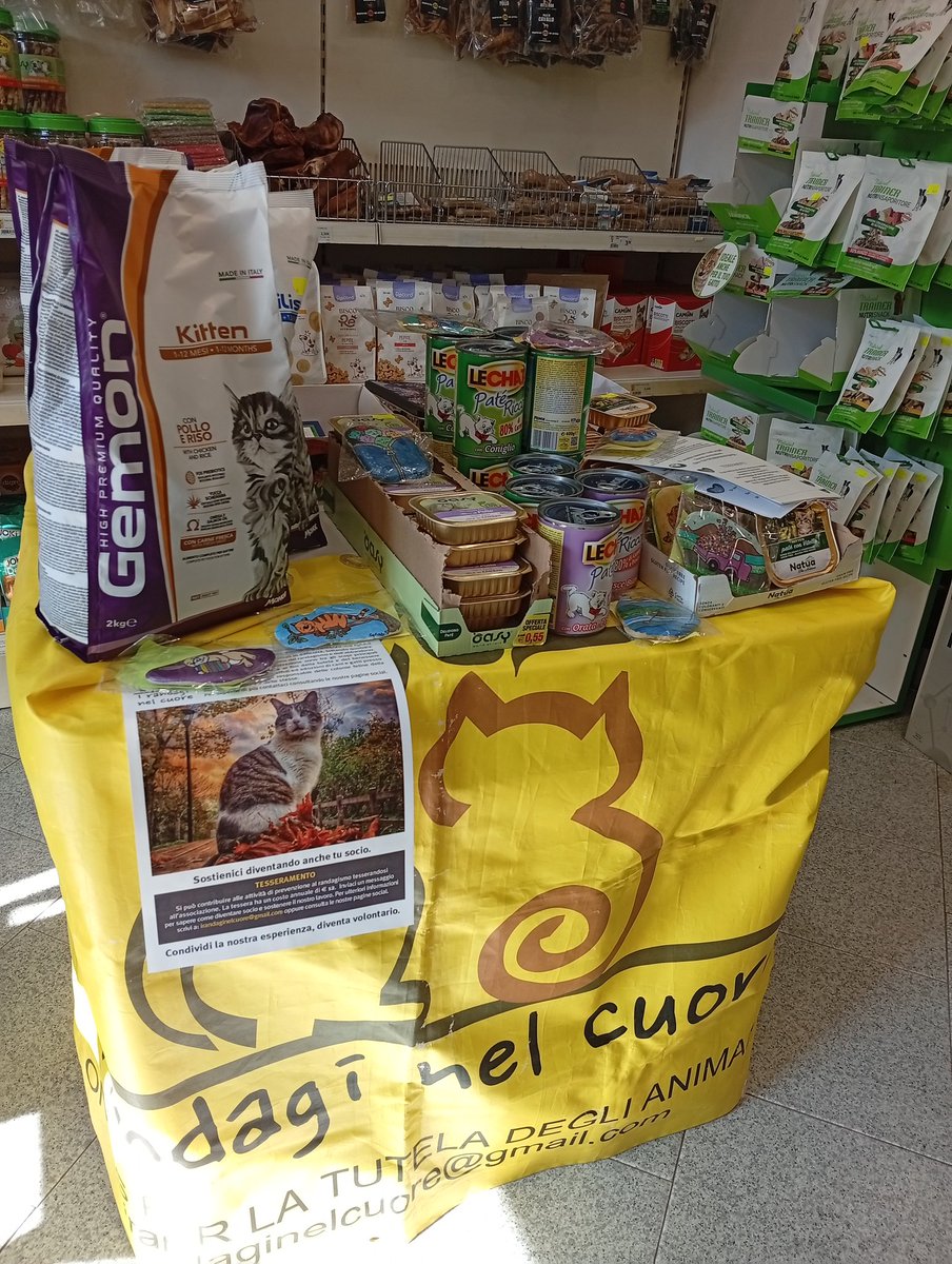 Oggi siamo ospiti da Fidomania a Fano per raccolta cibo 
Venite a trovarci vi aspettiamo❤️🙏