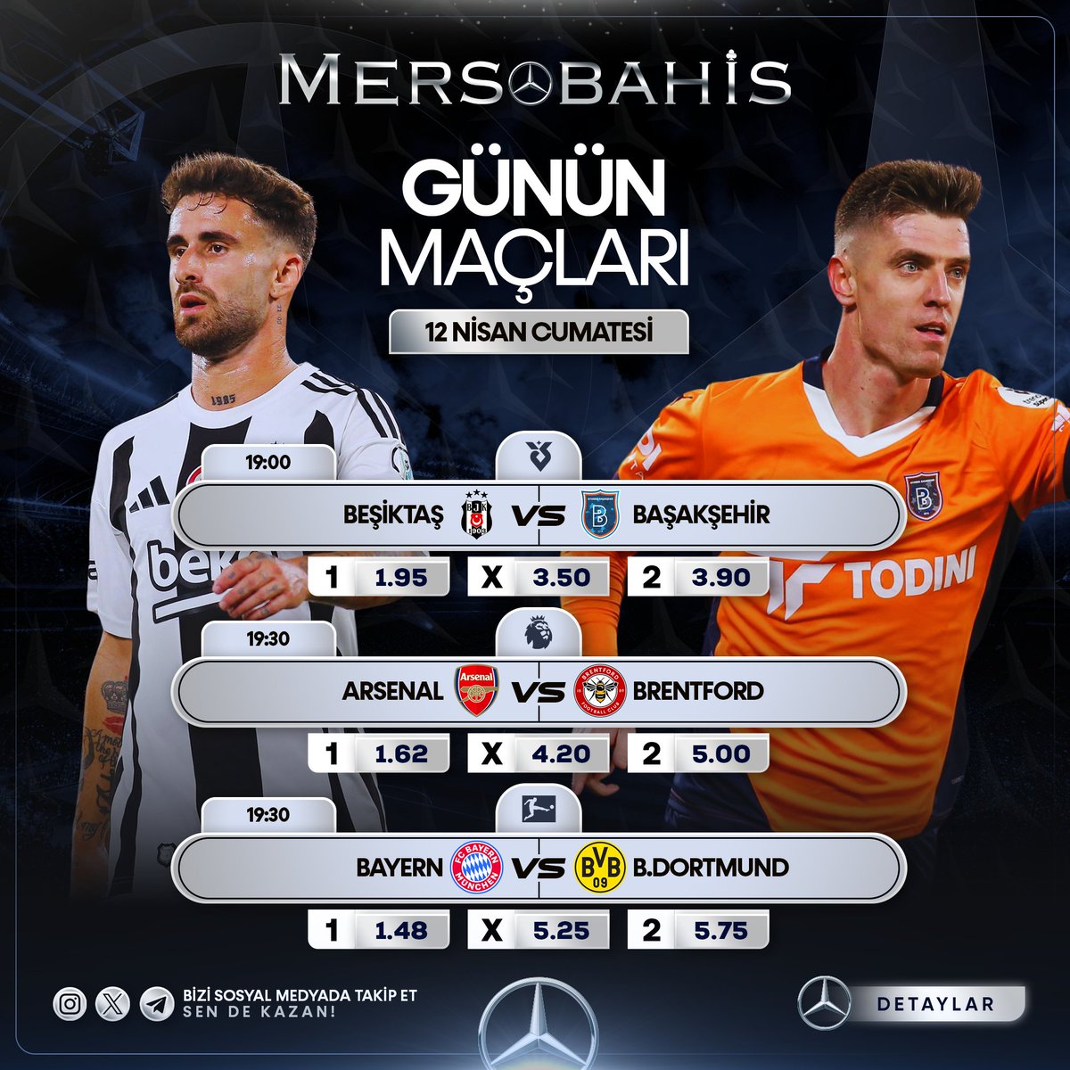 mersobahisresmi's tweet photo. 🍀%100 FREEBET BONUSU SENİ BEKLİYOR!

⚽️KAZANMAYA BİR ADIM DAHA AT!

🚗 MersoBahis Giriş
https://t.co/QVCKq5yWg9 https://t.co/WeEn49gze8