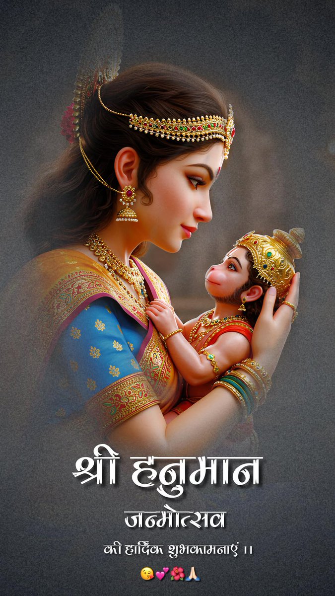 रुद्र रुपम, श्री राम भक्तम।

केसरीनंदन, नमामि नमामि।

शिव रुपम, ध्यान मग्नम।

अंजनिपुत्रम, नमामि नमामि।।

संकट मोचन महावीर हनुमान के जन्मोत्सव की सभी सनातनियों को ढेर सारी शुभकामनाएं🌺🌺