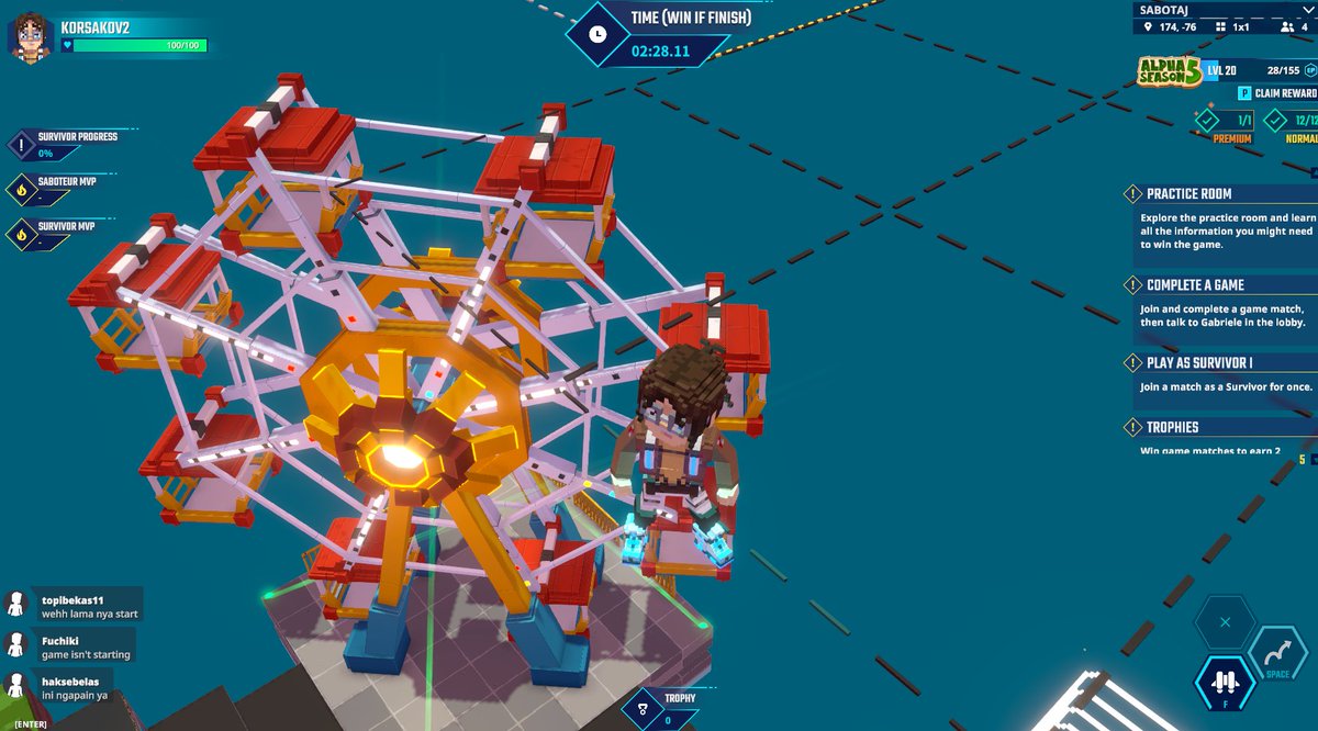 korsakov2's tweet photo. Round and round we go in @TheSandboxGame 🎠 https://t.co/vajyUCd180 #AlphaSeason5 https://t.co/dDwEHEiPJs