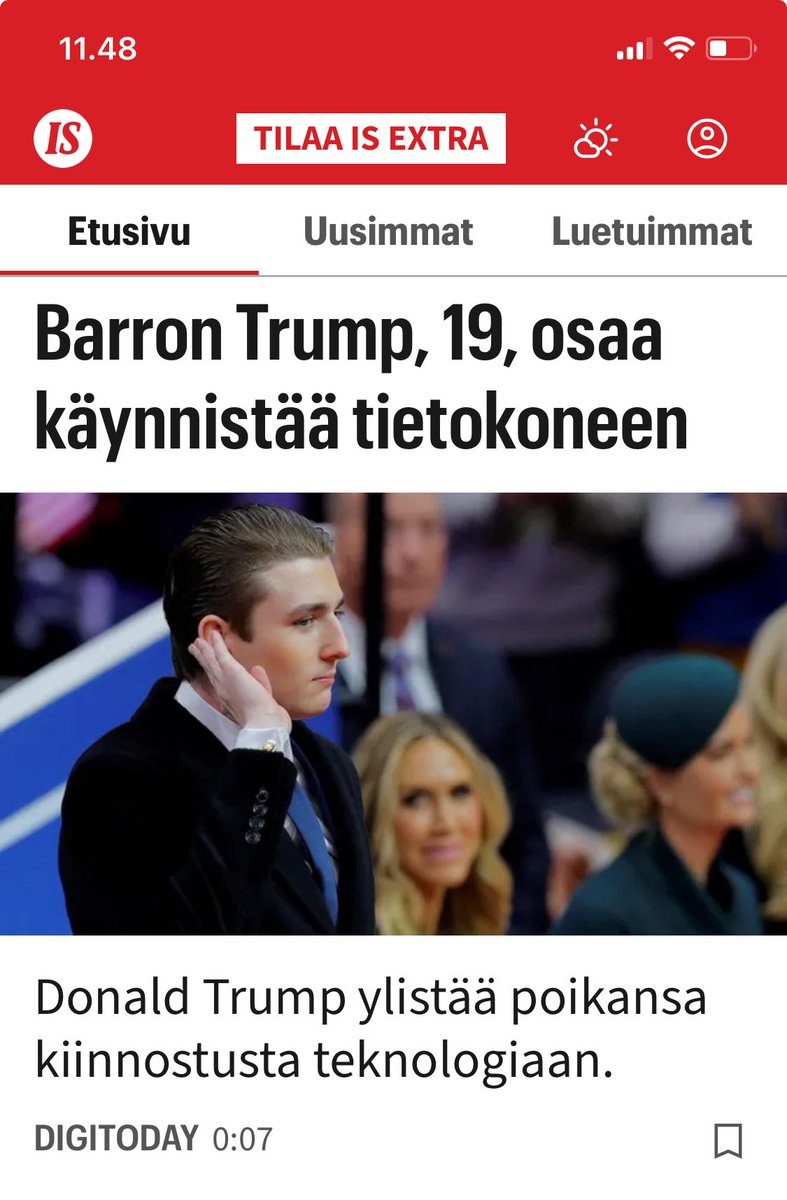 Ettäs tiedätte. Suorastaan lahjakkuus.