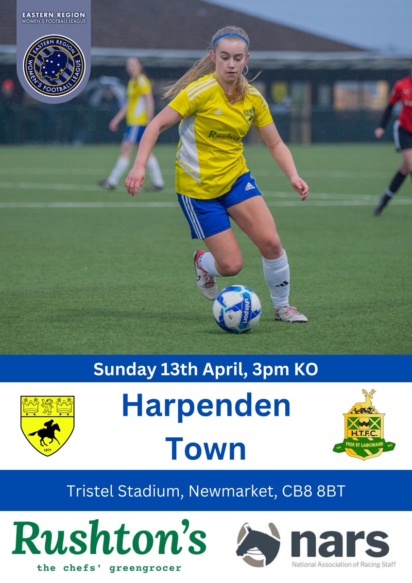 NTWomenFC's tweet photo. Tomorrow the First Team host league leaders Harpenden Town at the Tristel Stadium, 3pm KO.

No game for the development side..

#jockeys https://t.co/AEWMGCrZvf