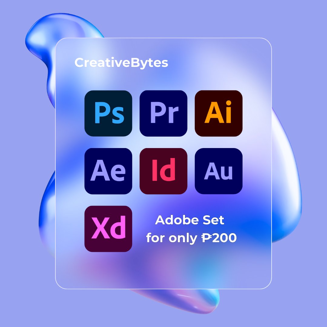 CreativeBytes_'s tweet photo. Dm us now
.
.
.
#Adobe #Photoshop #AfterEffects #PremierePro #Illustrator #InDesign #Audition #XD #Artist #Editor #Photographer #Videographer #Streamer #Youtuber #Vlogger #Cinematography #UiDesign #UxDesign #Logo #GraphicDesigner #GraphicArtist  #SoundDesigner #fypシ #Viral https://t.co/8iaTYV1gmF