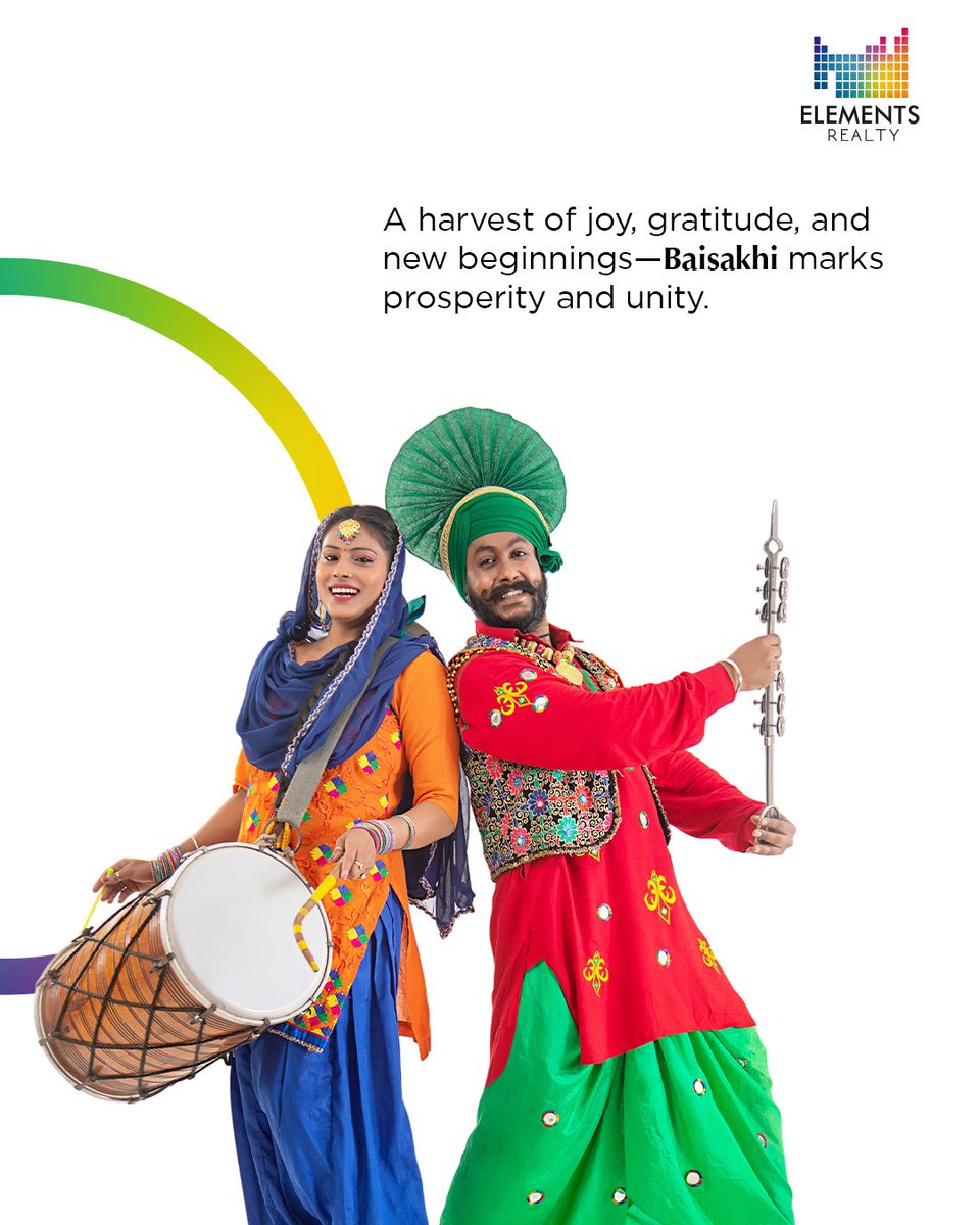 elementsrealty's tweet image. A celebration of harvest, hope, and harmony. Baisakhi brings with it the spirit of togetherness and gratitude. Elements Realty wishes you a season filled with joy, prosperity, and new beginnings.

#HappyBaisakhi #RedevelopingMumbai  #BeInYourElement #ElementsRealty