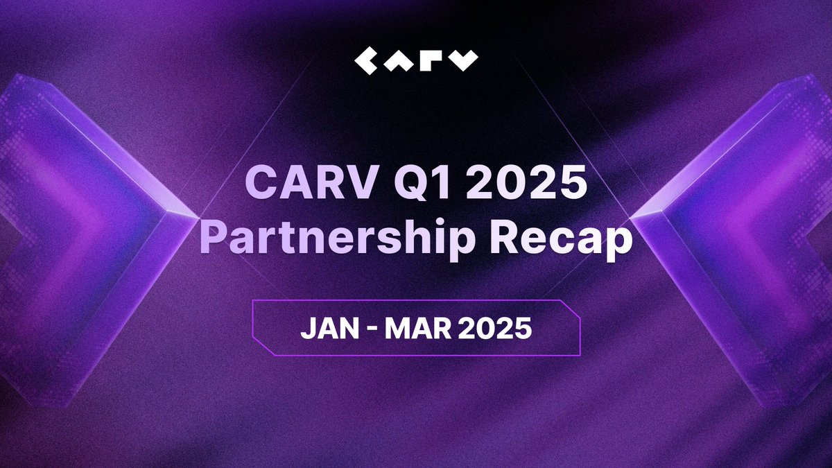 carv_official's tweet photo. Q1 2025 was a blast!

In the first quarter, CARV partnered with the sharpest minds in AI, cryptography, and Web3 infra to construct the foundation of an agentic internet → one where intelligence is decentralized, user-aligned, and privacy-first.

Key partners include:

With @GoKiteAI we’re enabling on-chain agents that react in real-time to verified player behavior — think NPCs that know you.

With @AlloraNetwork, those agents now learn and adapt through feedback loops, evolving with every interaction.

@arpaofficial brings cryptographic fairness — essential for randomness in loot, voting, and private coordination.

@sentio_ai lowers the barrier for devs by embedding CARV’s D.A.T.A. Framework; deploy adaptive agents with no code.

@InferiumAI models in-game behavior at the player level. Optimize incentives, deepen personalization — without compromising privacy.

@the3thix enables agents to assess data reputation & provenance in real time, turning user action into liquid value.

@StrikeBitDeFI levels up governance and economic decision-making with on-chain intelligence.

@Agent_YP fuses identity and behavioral data into lifelike NPCs that evolve with every match, mission, or choice.

With @PhalaNetwork, CARV agents can now compute on sensitive user data privately — no leaks, no compromise.

@network3_ai ensures our agents transact, reason, and co-create with intent — backed by reputation, not speculation.

All of them power the CARV AI Chain — a modular, SVM-based execution layer where agents don’t just follow code, they align with people.

And we are far from done.

Read more here: https://t.co/MIkQSXs8L4