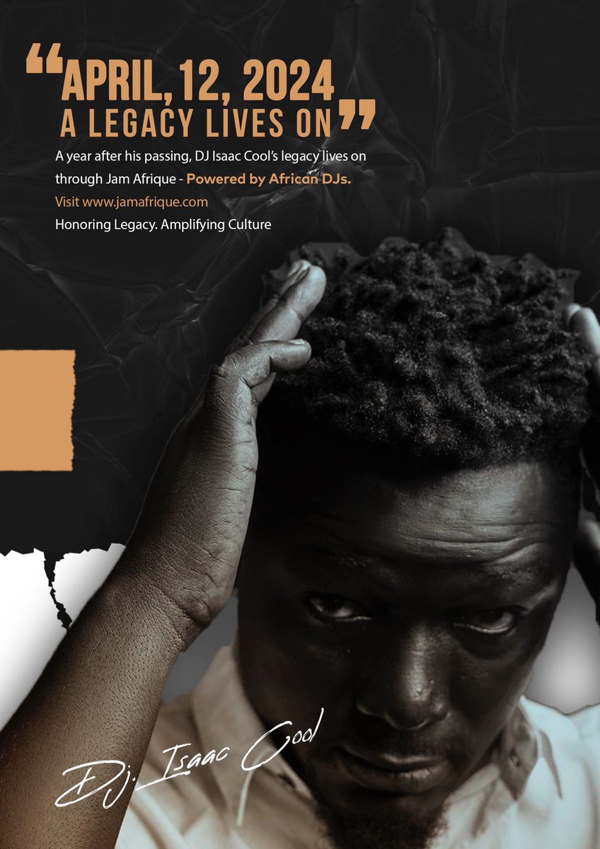 Jam Afrique (@jam_afrique) on Twitter photo One year on, and the beat goes on…
In memory of <a href="/Djisaaccool/">DJ ISAAC COOL™</a> , we launch Jam Afrique — a platform powered by African DJs and built to amplify the sound, culture, and legacy of African music.
🌍 JamAfrique.com
#JamAfrique #IsaacCoolForever #PoweredByAfricanDJs One year on, and the beat goes on…
In memory of <a href="/Djisaaccool/">DJ ISAAC COOL™</a> , we launch Jam Afrique — a platform powered by African DJs and built to amplify the sound, culture, and legacy of African music.
🌍 JamAfrique.com
#JamAfrique #IsaacCoolForever #PoweredByAfricanDJs