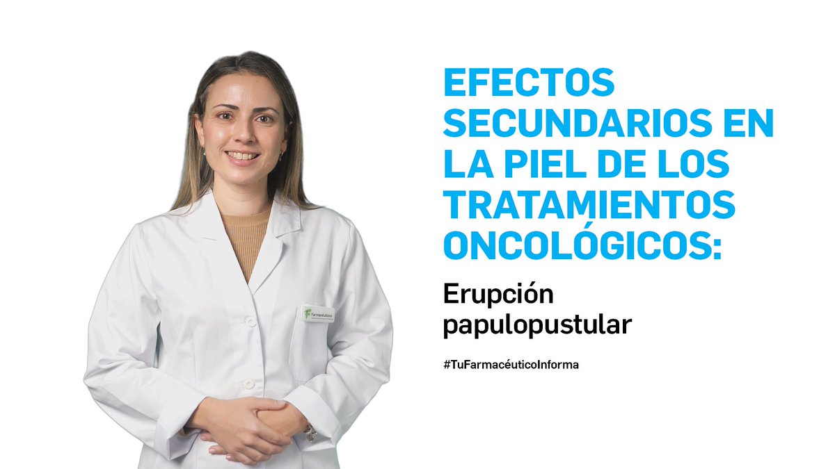 Farmaceuticos_'s tweet photo. 📢 ¿Sabías que algunos tratamientos oncológicos pueden causar erupciones similares al acné? 🧴

Videoconsejo impartido por la farmacéutica @SamiraMarrero 

Una iniciativa de Farmacéuticos, @Medicina_TV y @LaRochePosay_ES

📽️ https://t.co/1u85t7jC4e

#FarmaciaDermoyCáncer https://t.co/q8BQNecI18
