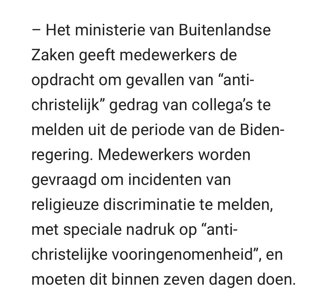 Uit het playbook van Project 2025…..