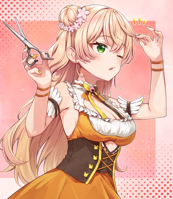 髪をいじるねねち#ねねアルバム 