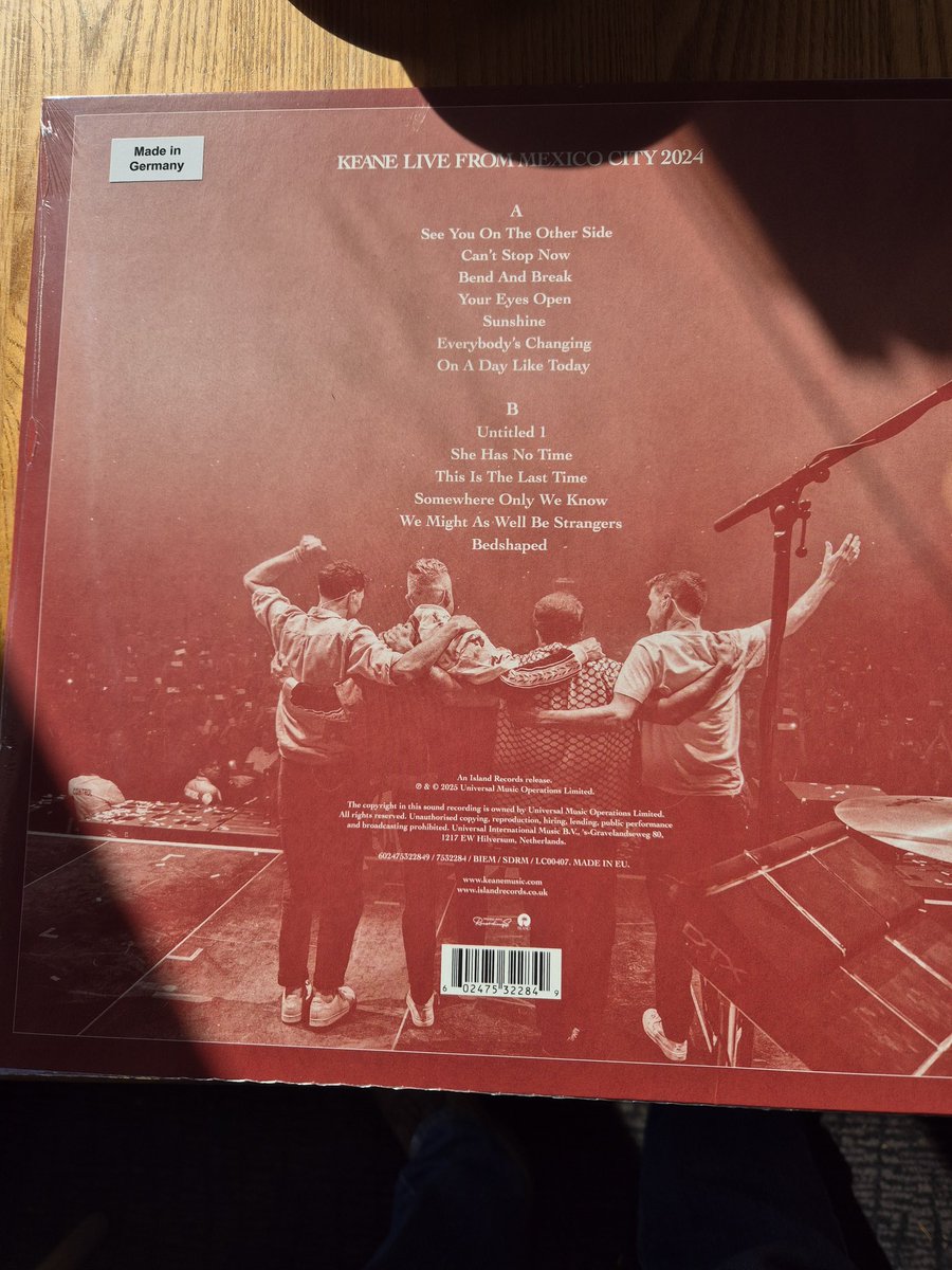On #RSD25 managed to get #Keane release celebrating their wonderful Hopes and Fears tour last year.What a joyous year following <a href="/keaneofficial/">Keane</a> Cant wait to play it and relive the experience