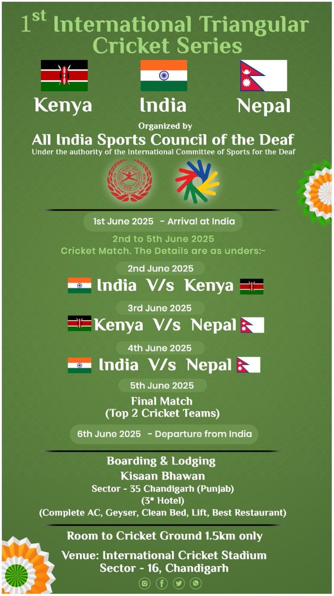 Proud moment! The Deaf Cricket Team is officially off to India and we’re honored to have played a part in their journey. At EACDT, we believe that every dream deserves a chance. Let’s go Team Kenya!