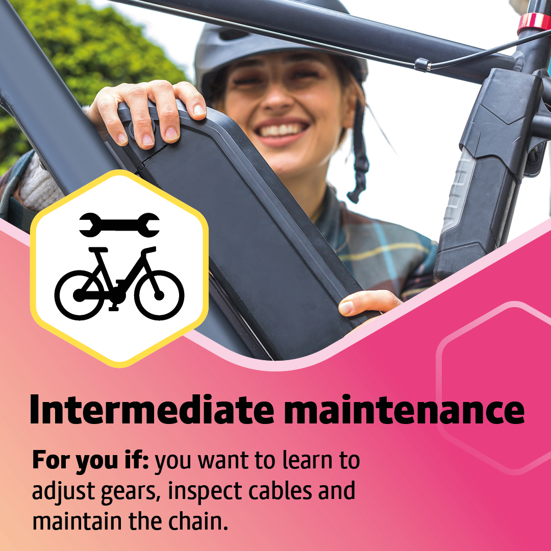 ❗TOMORROW❗

🚴‍♂️Cycle course - Intermediate maintenance🛠

 If you have a basic knowledge but want to extend your skills

➡ NCA HQ, The Barn Countryside Centre, Phillips Park, Park Lane, W/field, M45 7QJ
📅Sun 13 April 25 - 10am
💷Costs £30

Book here:
👉ow.ly/Fice50V1pfh