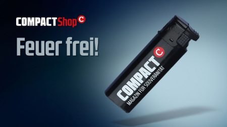 COMPACTMagazin's tweet photo. FEUER FREI!  Mit dem COMPACT-Sturmfeuerzeug können Sie ordentlich Zunder geben! Nur 2,99 Euro. Hilft in jeder Lebenslage! ➡️ https://t.co/Y3tw1f1SV5 https://t.co/nPQbkSqMac