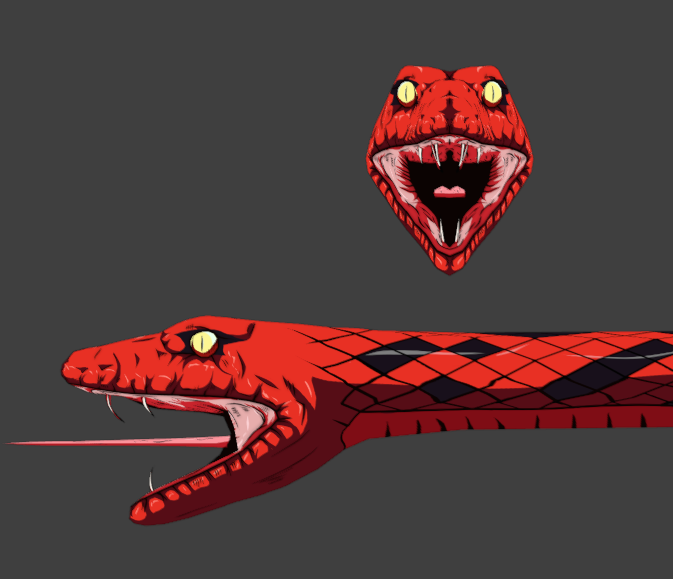 Aiku's Snake I made for Azure Latch 
#RobloxDev #ROBLOX #RobloxDevs