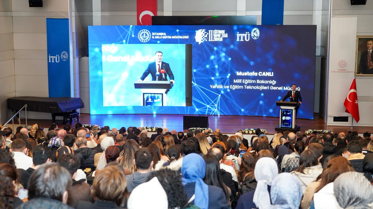 📢 Genel Müdürümüz Mustafa Canlı, İstanbul Teknik Üniversitesi iş birliği ile Süleyman Demirel Kültür Merkezi'nde düzenlenen II. Eğitimde Yapay Zekâ Zirvesi'nde açılış konuşmalarını yaptı.