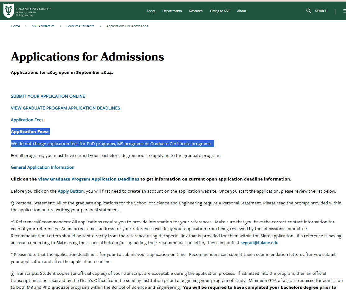 Study in the US

📌 No Application fee needed for Masters &amp; PhD students 
📌 No Age limit
📌 Scholarships Available 

Retweet &amp; Tag your friends..
Tulane University:
3oddsbanker.com/2025/02/27/stu…