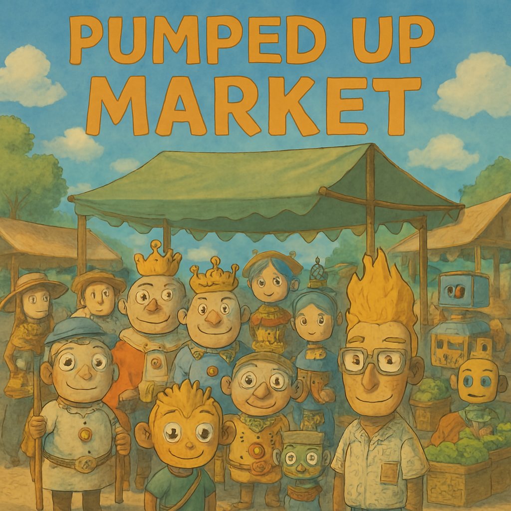 hey CLIZA launch a coin with name: PumpedUpMarket ticker: PUMPIT use the image below