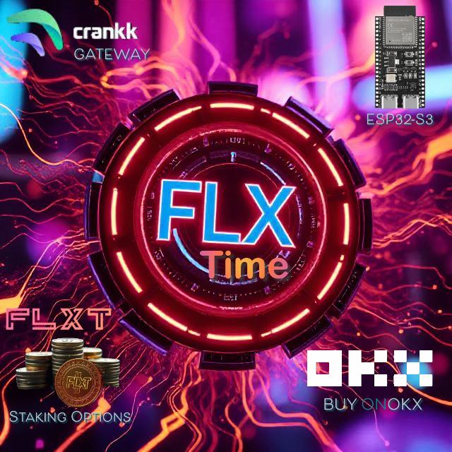 fancychandru1's tweet photo. Join FLXTime ! Become part of our vibrant community at https://t.co/9KaGo7szxh and embark on the FLXTime journey. No fancy hardware -use an ESP32-S3 device or Crankk gateway to start mining and earning $FLXT tokens with great staking options.  @crankk_io @Bino @DePIN_Connect https://t.co/ehACQXQXmd
