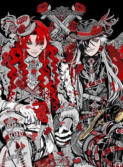 【Art Collection】ジェンヒルのイラスト集ですA4版 フルカラー36p通販こちら:とらのあな様様 