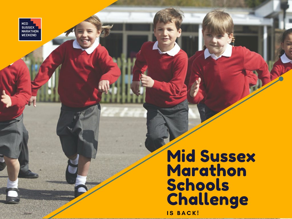 The Mid Sussex Schools Challenge is almost here!  From 22 April - 2 May, students will take on their 1-mile challenge during school time! Huge thanks to Roche Diagnostics UK &amp; Mid Sussex Active! 🏅 Every finisher gets a certificate! 🏆💙 #SchoolsChallenge #MidSussexMarathon