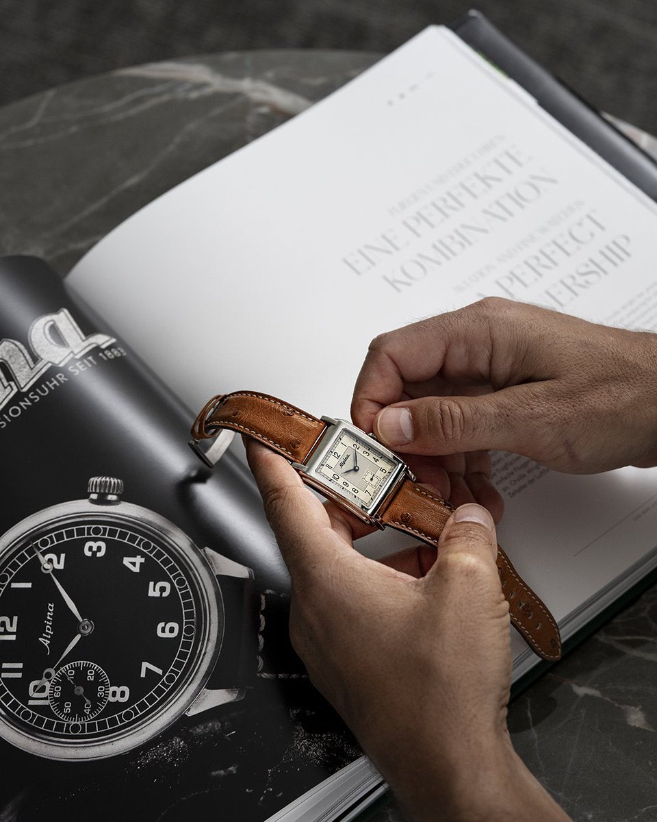 Chronoflam's tweet photo. Discover the Alpina Heritage Carrée Automatic 140 Years. Its iconic square design, inspired by our history, houses a high-quality automatic movement. 

#AlpinaWatches #HeritageCarrée #SwissMade #HeritageWatch https://t.co/SCDGRbTjQ6