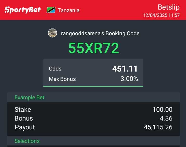RangoOddsArena's tweet photo. No 3+ Goals in a Row, leo tunazicheza kwa mgawanyo.

》Total Odds 400+ 👉 5AF0L6
》Nusu ya kwanza   👉 580Y5M
》Nusu yake ya pili  👉 5C3EJ5

Repost tag na wanao Tushinde wotee 🔥 🔥 🔥 

Pia tunaendelea na Giveaway wewe Repost tu acha na namba hapa. https://t.co/YLqUi8nrjS