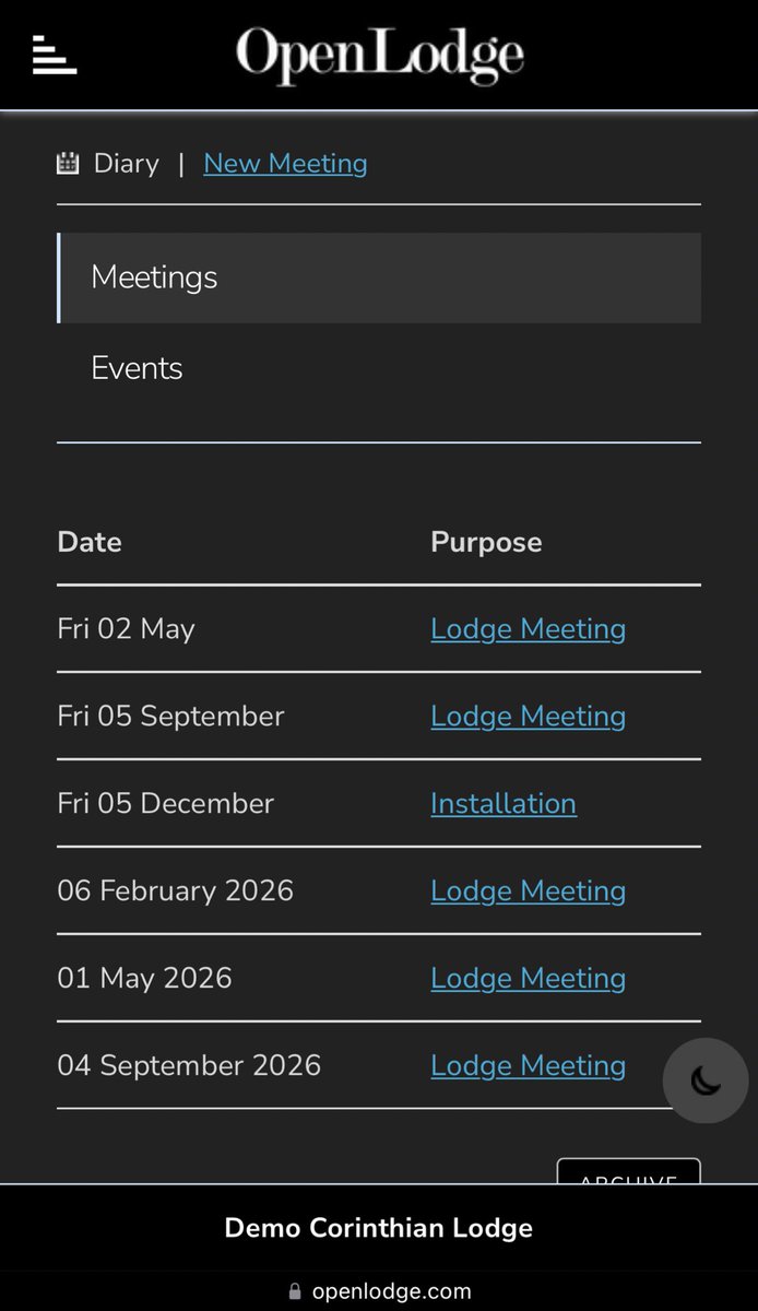 MasonicCloud's tweet photo. Our latest major version, rolled out early last year, revamped OpenLodge for mobiles and brought all relevant Lodge information onto a re-engineered home dash, including a new Regional Portal.📱

It’s also easy on the eye with a beautiful dark mode.👁‍🗨

#Freemasonry #Freemasons https://t.co/l1zLA4a5zw