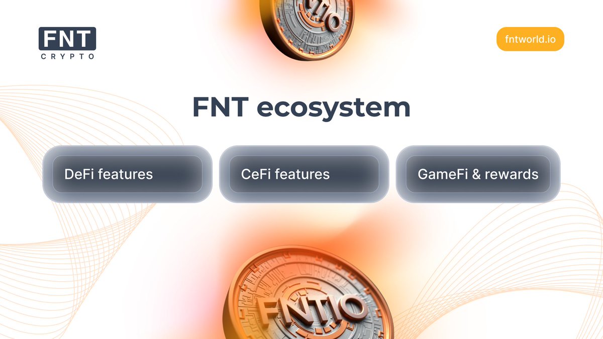 fntcrypto_io's tweet photo. Why pick just one when you can have it all? 👀
FNT blends DeFi, CeFi, and GameFi into one powerful ecosystem.

💠Stake & farm with $FNTIO
💠Use real FNT crypto cards and payment tools
💠Enjoy a gamified crypto experience and rewards

From secure payments to yield farming and gamified features, FNT is where utility meets fun!

The future of finance is happening here 👉
https://t.co/t5kvObySGY