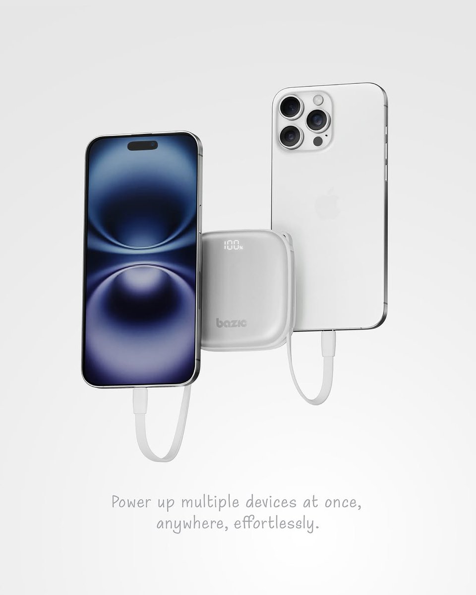 EnergeaID's tweet photo. If bold and vibrant is your vibe, Fusion is the power bank for you. Packed with personality and power, it’s stylish, functional, and works with a wide range of devices.”
Want a more playful, edgy, or minimalist version?

#staypowered #bazicbyenergea #goenergea https://t.co/2O4zaoPC2j