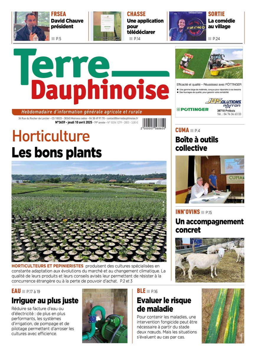 Terre Dauphinoise est sorti. Voici la Une !
terredauphinoise.fr/articles/une-3/
