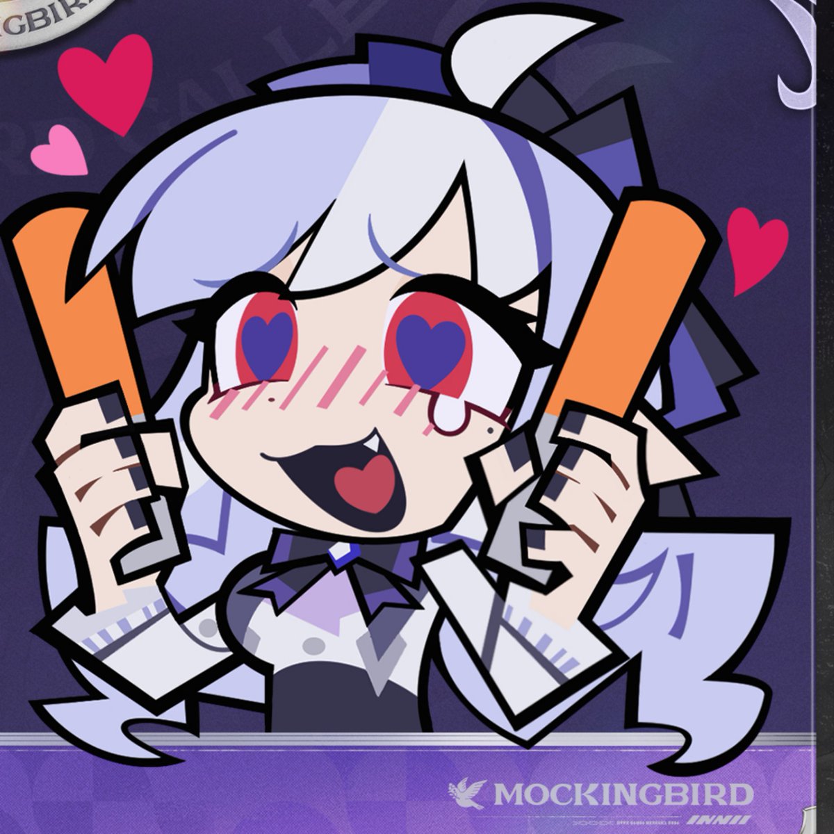 VIVIAN EMOTE SHE'S SO CUTEEEEE THIS IS ME BUT FANGIRLONG OVER VIVIAN