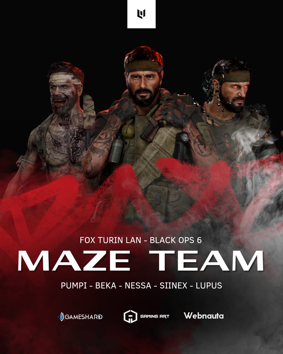 🏆 FOX Turin LAN

Oggi il nostro team sarà impegnato nel torneo in lan di Call of Duty: Black Ops 6, che si terrà altrettanto Torino Comics oggi e domani 🔥

Forza ragazzi!💥

#CallofDuty #blackops6 #maze #playmaze #torinocomics