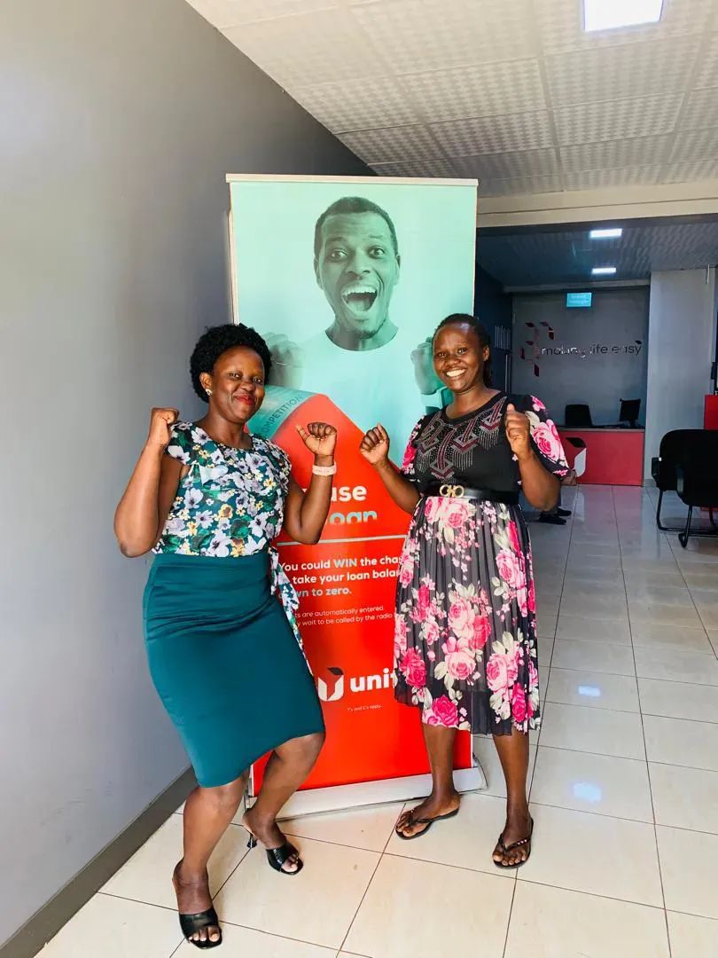 Congratulations to last weeks winners from Lira and Gulu branches. Tune in live every Monday between 7:20 am and 8:00 am on Next Radio, Busoga radio, Radio west, Mega FM, Open gate, Q-FM and Budu Radio. Until 30/06
Go to unifi.credit for a quick online quote.