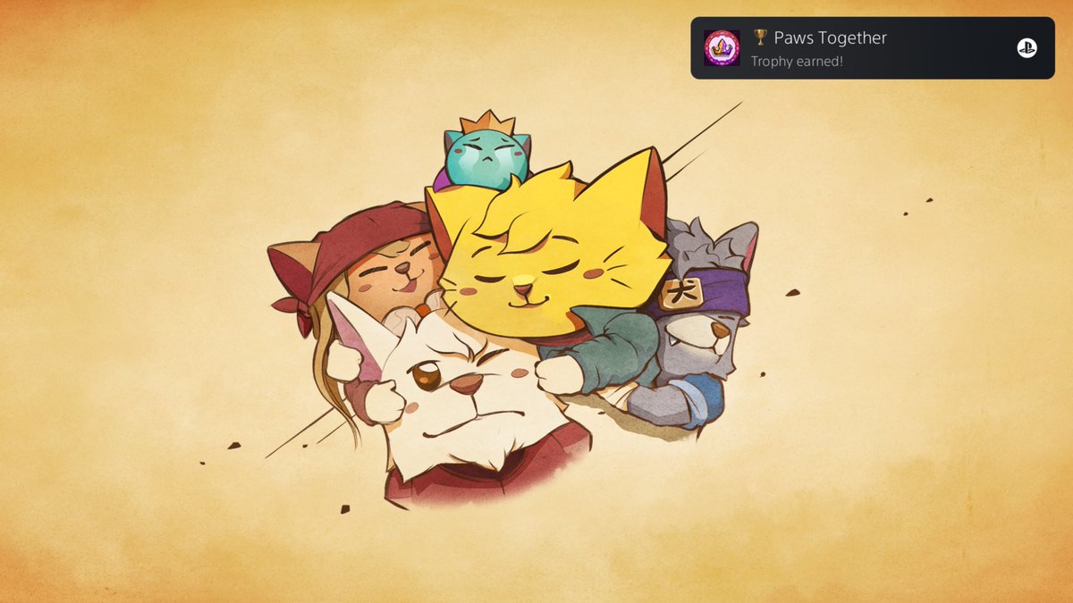 PS4Ron's tweet photo. #CatQuest2 #PS4 done and plat 😎🏆 https://t.co/4W4EHeAOdD