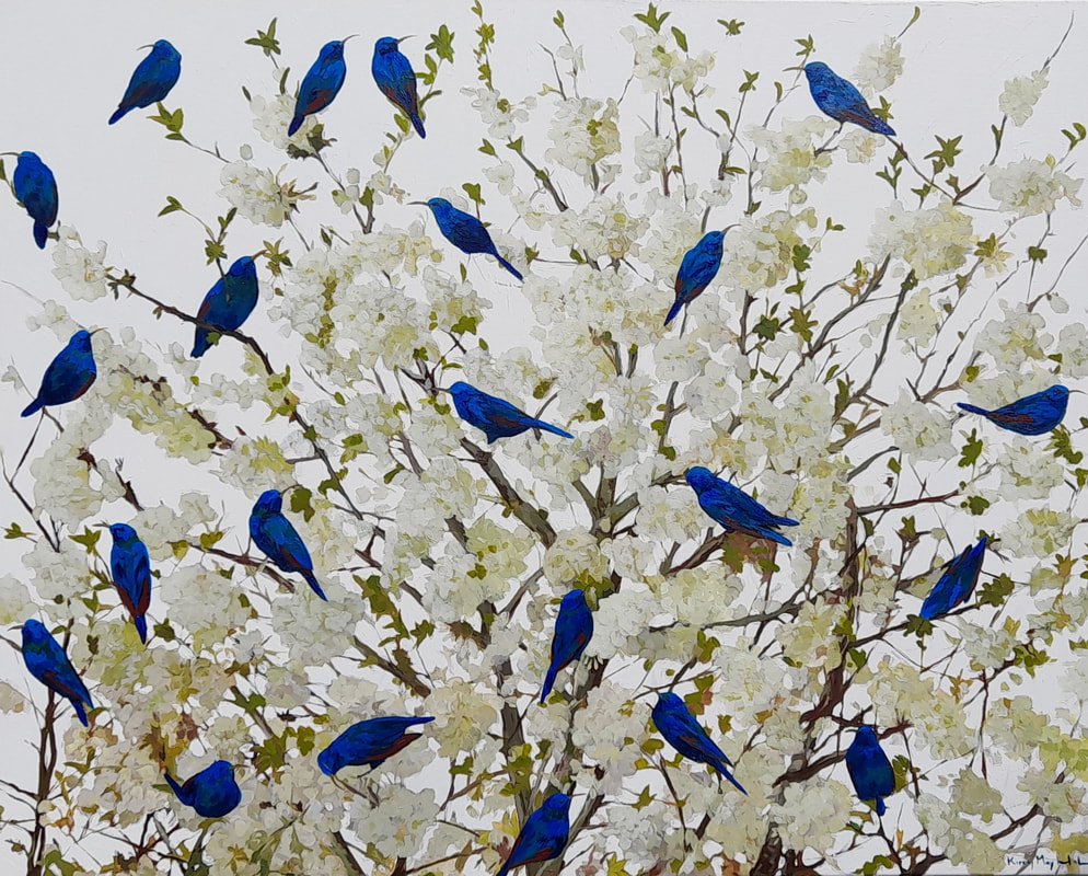 marysia_cc's tweet photo. "Small Blue Birds" by Kirsty May Hall https://t.co/1K2ijMDUEy