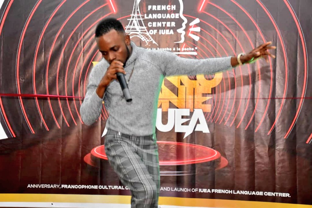 FrenchEmbassyUg's tweet photo. What a vibrant, multicultural, polyglot university @iuea_uganda is! It was an honour to be invited by the @iueafrenchclub for the commissioning of a new @frenchlanguagec centre, as part of the #Francophonie celebration in Uganda. https://t.co/IVWNSequl1