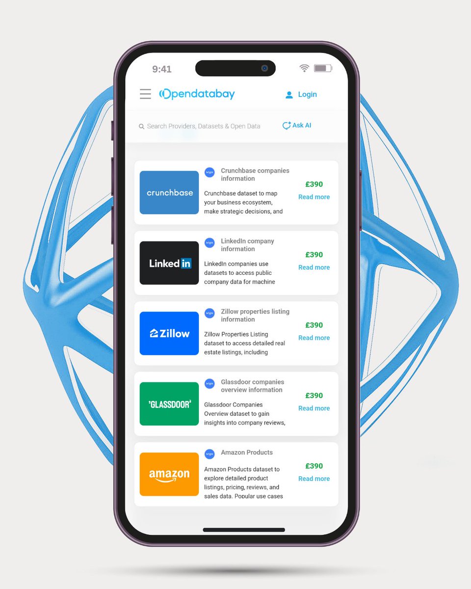 Open_databay's tweet image. Discover perfect datasets in seconds with Opendatabay! 

Our AI-powered marketplace lets you buy or sell data in 3 simple steps for AI, research, marketing, and more. 

Check it out!
opendatabay.com

 #DataMarketplace #AI #Tech #opendatabay