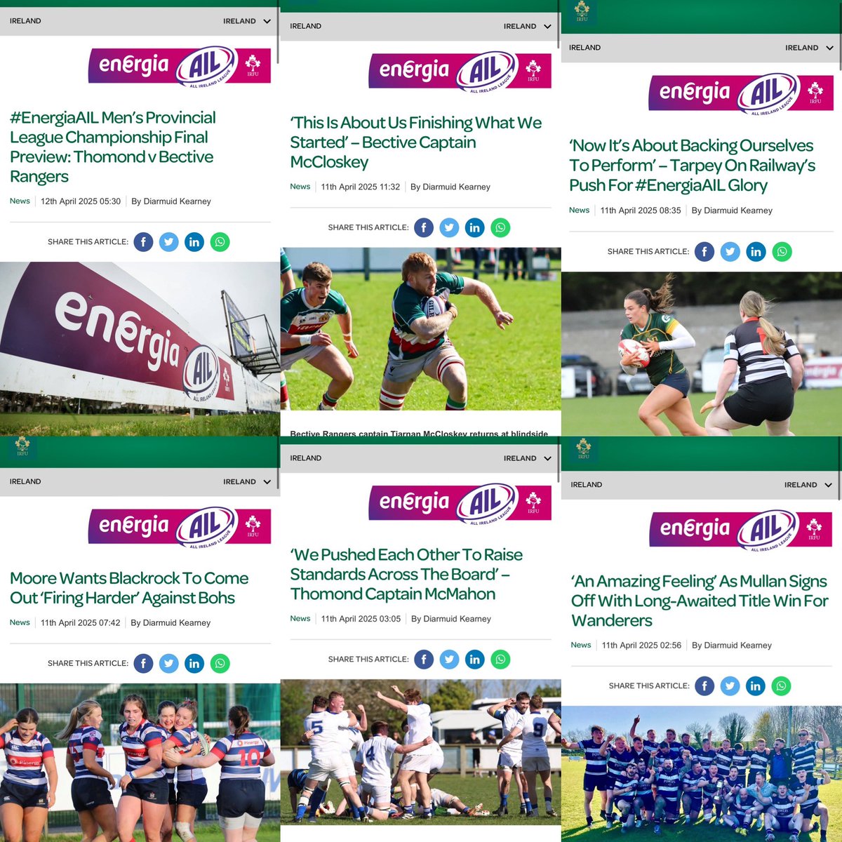 diarmuidkearney's tweet photo. A busy week of ✍️ over on the @IrishRugby website, looking forward to a mammoth tie today in @CillDaraRFC as @BectiveRangers and @RFCThomond renew their acquaintances to strive for promotion back to the #EnergiaAIL https://t.co/Y2UZclT4Jy