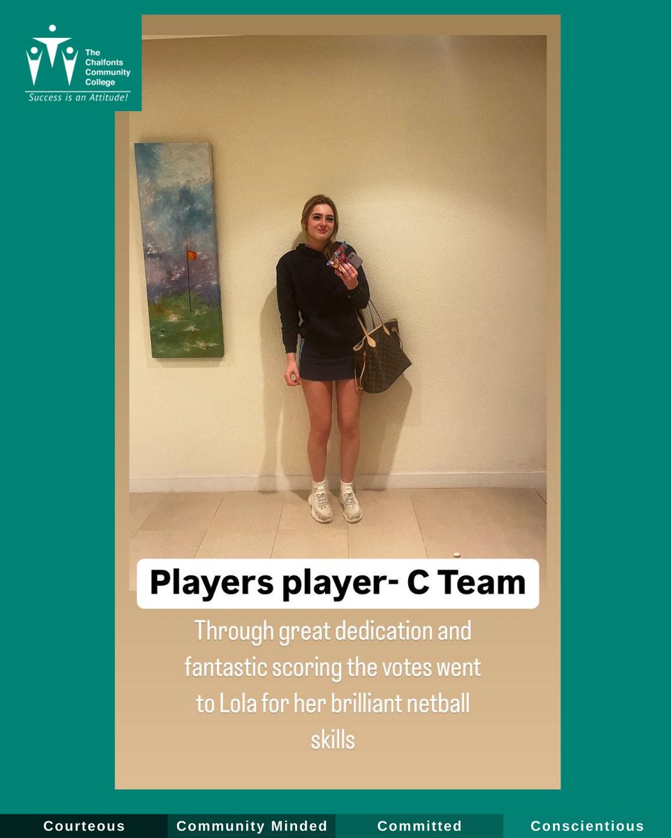 CCChalfonts's tweet photo. Lovely last day & awards night to end an amazing week of competition! Some brilliant netball in the final game. Huge congrats to our award winners & well done to all the girls—an absolute delight to take on tour!
#NetballTour #SportsTour25 #GirlsInSport #TeamSpirit #AwardsNight https://t.co/iSfphYbDnh