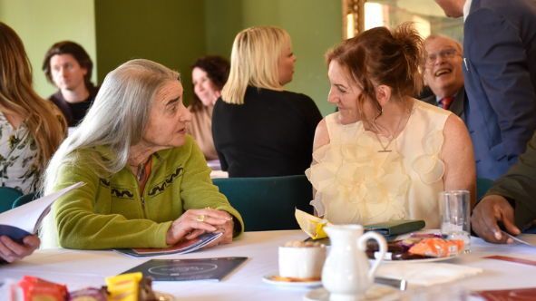 Two beautiful photographs of Michele White by Anne-Marie Hayes at the civic reception with the Lord Mayor of Birmingham, held to mark the Jewellery Quarter’s bid to be named a World Craft City in recognition of its excellence in jewellery-making, goldsmithing and silversmithing!