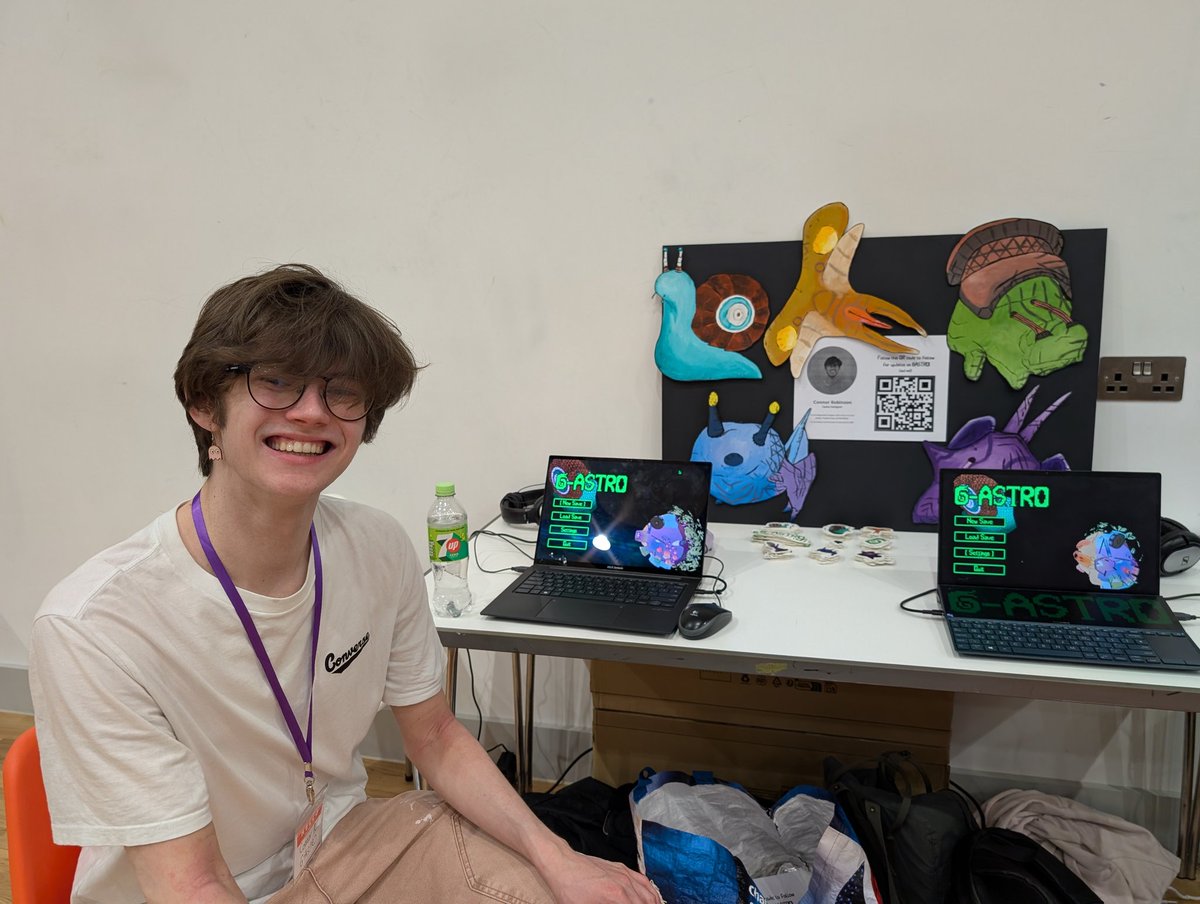 ConnorRMCG's tweet photo. I'm presenting G-ASTRO at @gamedevlocal GDLX! Come find me and say hi! #lsbugames #gdlx2025 #gamedev #indiedev https://t.co/9LTl9hiY36