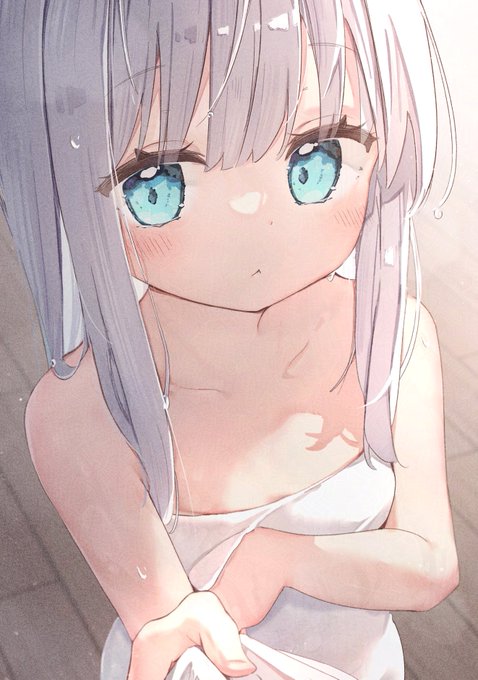 「 あのね…あのね…
髪、乾かしてぇ…? 」 