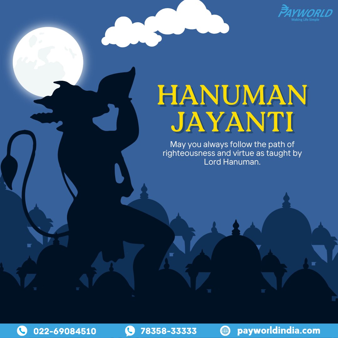 Hanuman Jayanti is a reminder of the power of devotion and the strength in selfless service. Like Lord Hanuman, #PayWorld retailers stand by their communities—reliable, fearless, and always ready to help.

Wishing everyone a blessed Hanuman Jayanti!
#happyhanumanjayanti