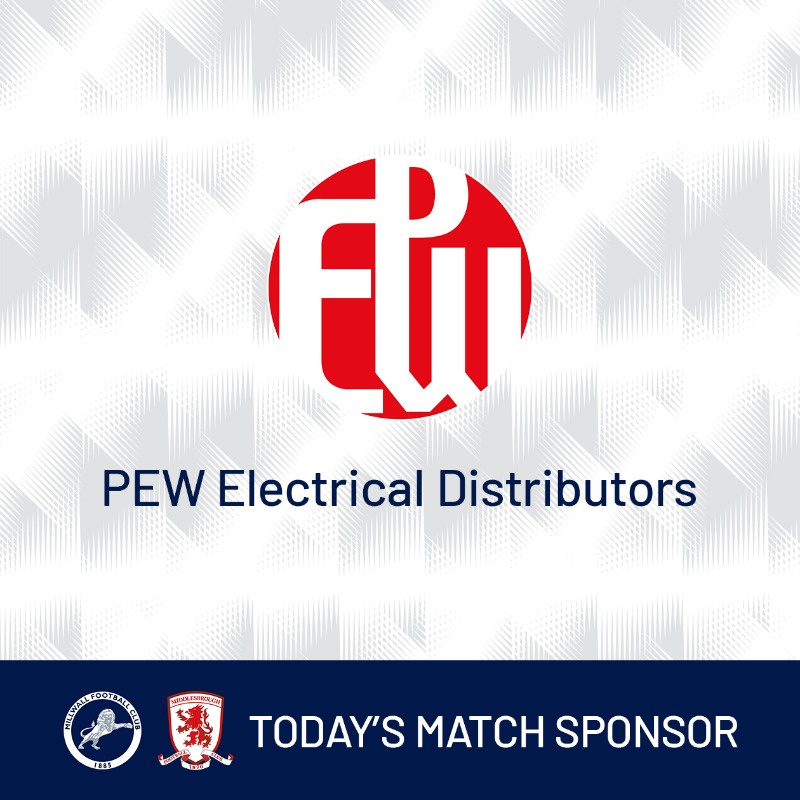 MillwallEvents's tweet photo. Sponsoring today's match...

👏 Thank you for your support, @Pewelectrical!

#Millwall