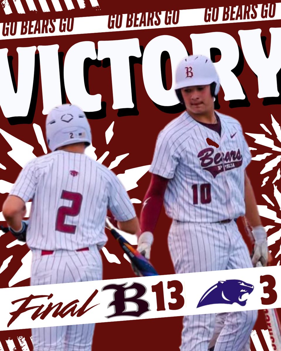 PsjaBaseball's tweet photo. FINAL: PSJA 13, Weslaco 3 (6 inn.)
Jacob Delgadillo shoved: 6 IP, 9 K + 3-for-4 w/ an RBI
Azuara, Z. Garza, Cansino & Arenas: 2 hits each
J. Garza: 2 RBI | Ayala: 3 RBI
Bears stay HOT
#BearDown #PSJABears #W π₯βΎοΈ https://t.co/Kp7PBRY4zP
