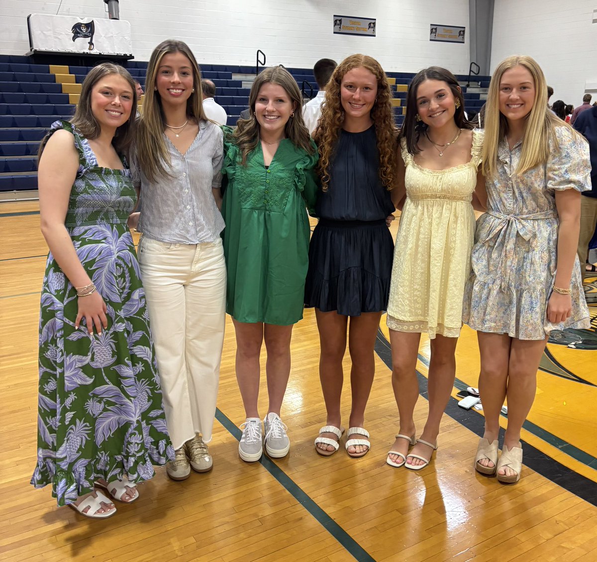 So proud to be inducted into the National Honor Society with some of my teammates! 📚🏀🥎🏐